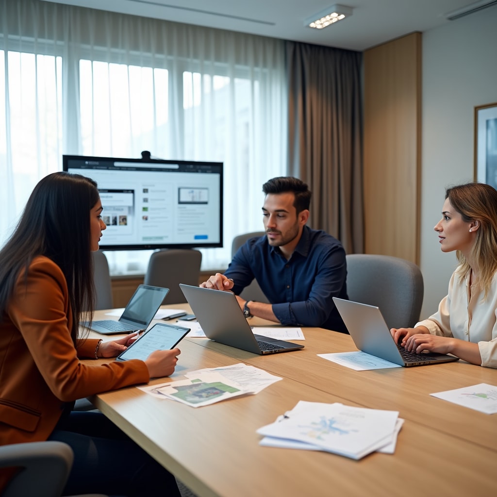 Réunion d'analyse initiale avec l'équipe projet